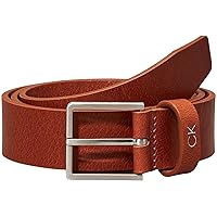 Calvin Klein Uomo Cintura Formal Plaque Belt 3.5 cm Cintura in Pelle