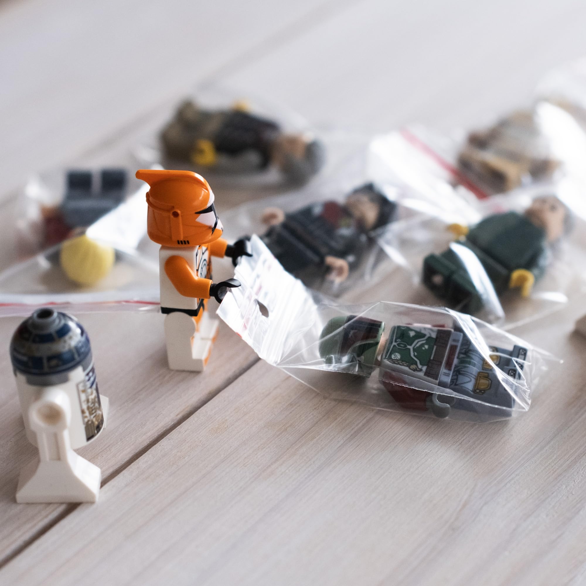 V1 Trade 100 zakken met ritssluiting, robuuste ritszakken, hersluitbare zakken voor een betere organisatie, afsluitbare plastic zakken