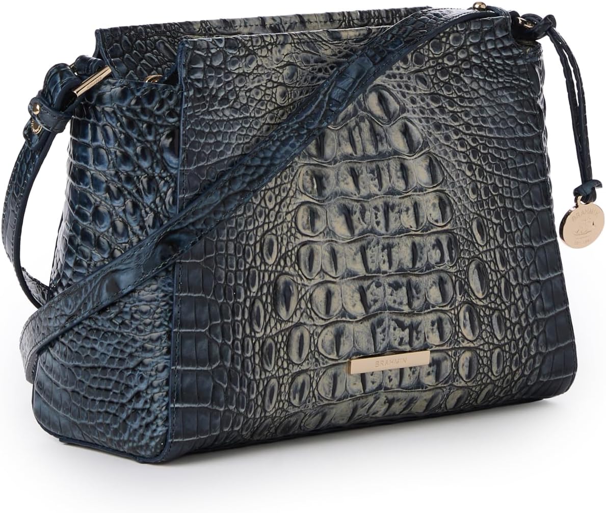 Hillary - Twilight Blue Ombre Melbourne | Genuine Leather, 10.5"W x 7.5"H x 4"D