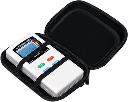 LATNEX Case and Cornet ED88TPlus 5G Latest Version EMF/RF Detector/Acoustic and Low Frequency Gaussmeter and Electric Field Meter - Measures Wide Range of Frequencies Blue