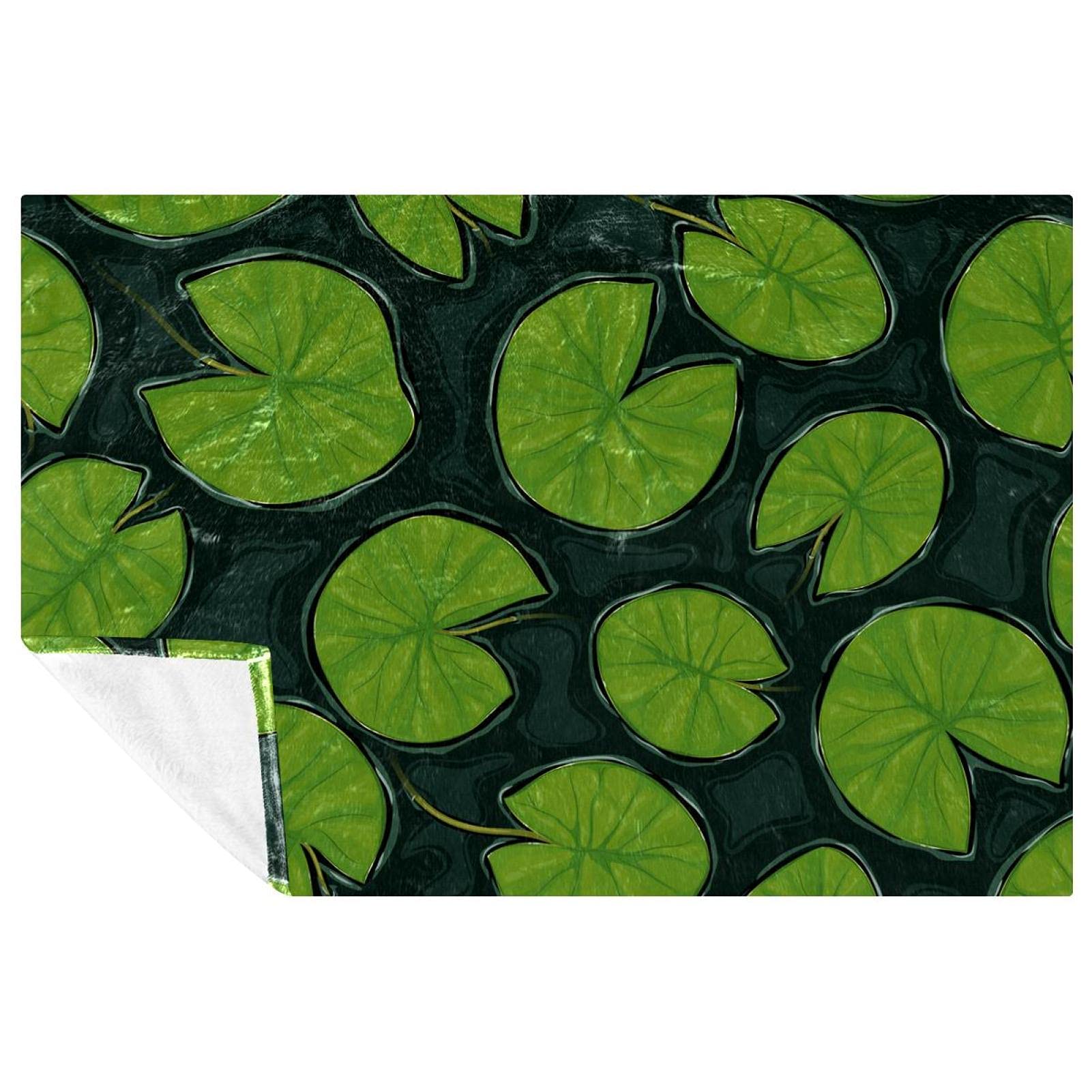 Couverture douce Lily Pad créez un cocon de chaleur réconfortant sur votre canapé