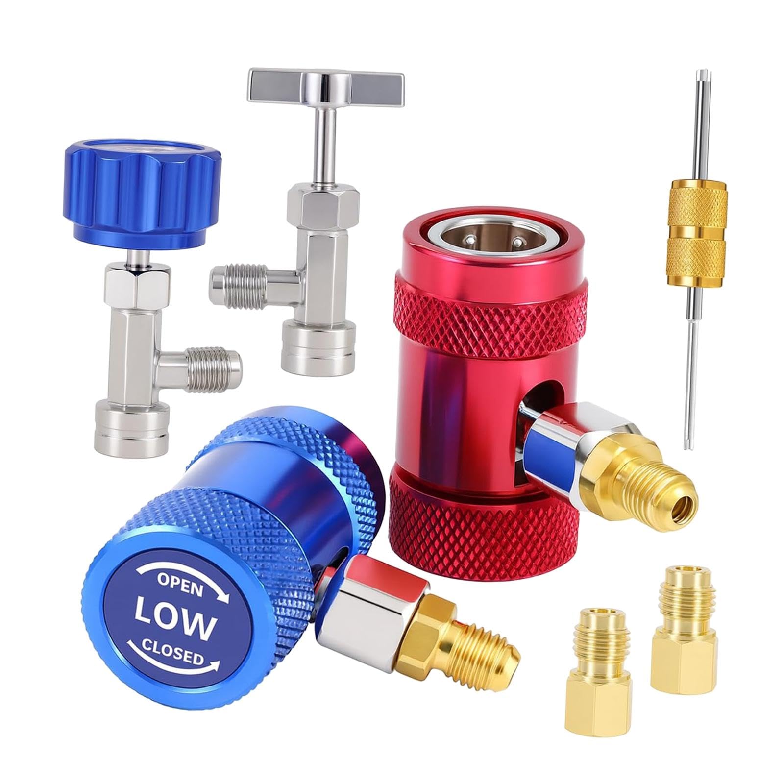 Kit Adaptador R1234yf para Conexiones Rápidas de Aire Acondicionado