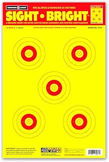 Sight Bright - Paper Gun Range Shooting Targets 12.5