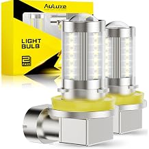H11 3030-33SMD White Fog Light Bulbs Compatible with Honda Accord 2006-2022,Civic 2004-2022,CRV 2007-2021,Odyssey 2005-2022,Pilot 2006-2019, 360illumination With Project Lens, 6500K Upgraded, 2-pack