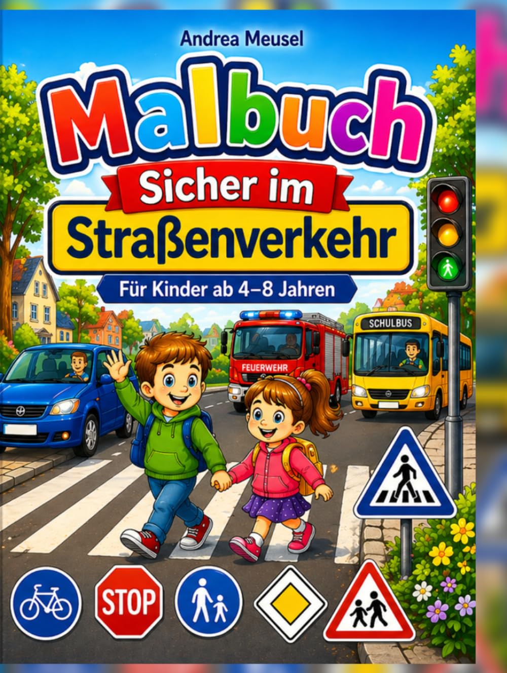Malbuch Sicher im Straßenverkehr (Die Welt zum Ausmalen)
