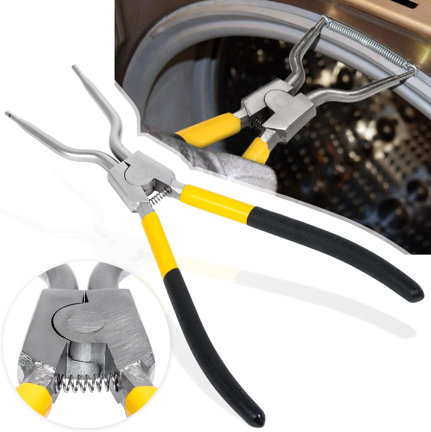 383EER4004A Washing Machine Inner/Outer Tub Spring Expansion Tool Washer Spring Removal Tool All Metal Construction Replace for LG and Samsung TJTSE-1, 1268535, AH3569695, EA3569695, PS3569695