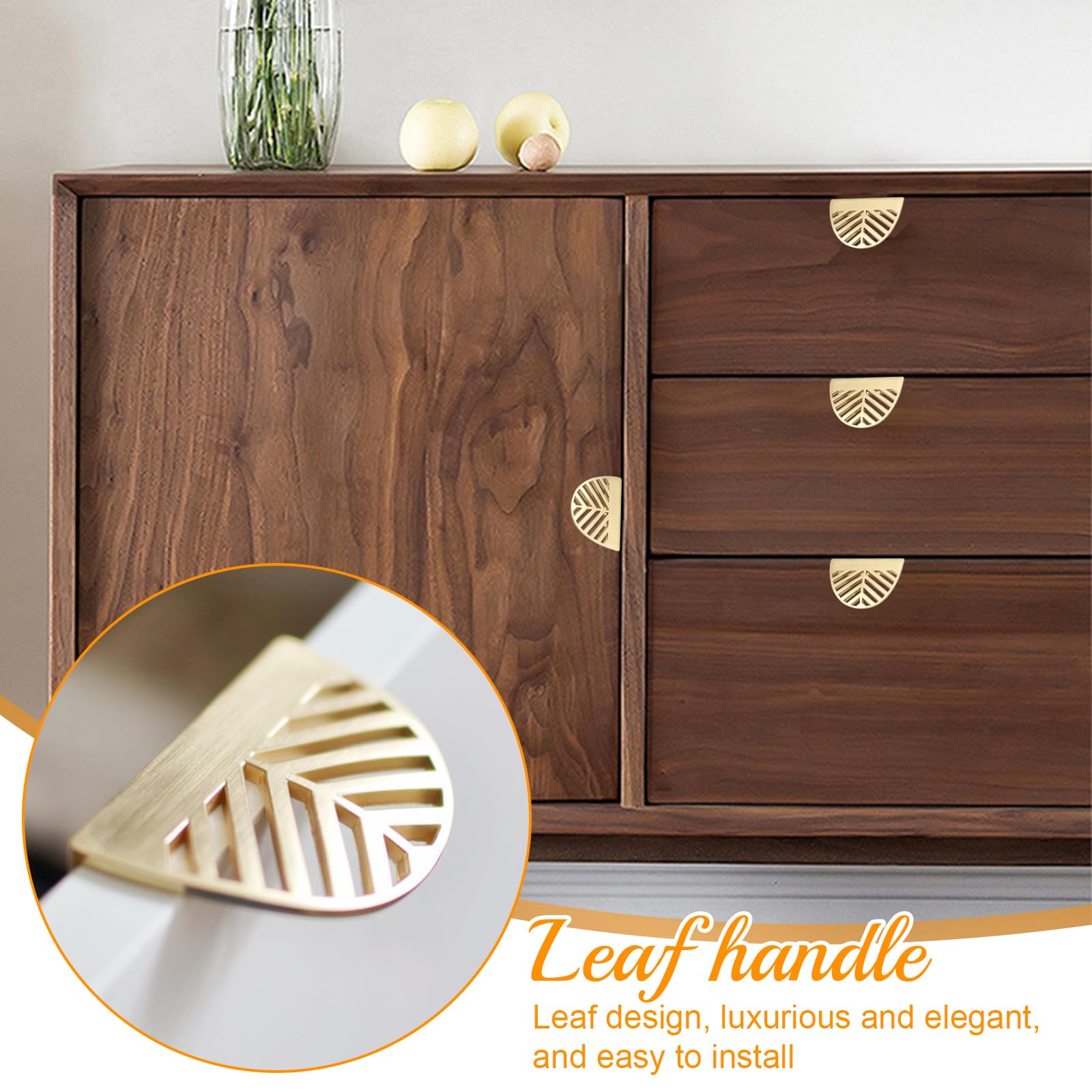 Poignee De Porte Interieur Doree 4 Pièces Bouton De Meuble Doré, Poignées D' Armoires En Métal Dissimulées, Pour La Maison, Tiroir, Placard, Avec Vis - Bricolage Poignee Meuble Dorée