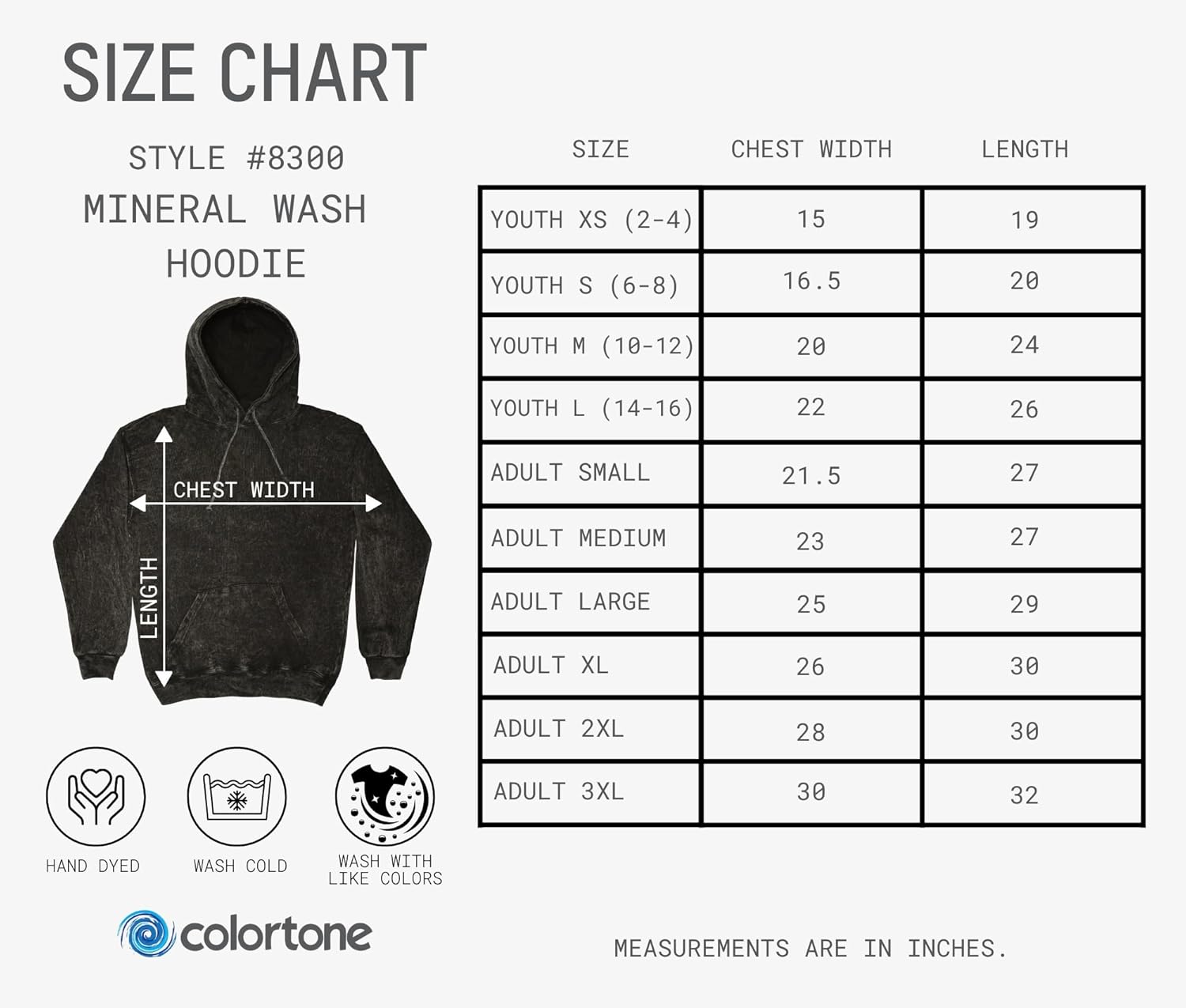 Colortone Mineral Tie Dye Pullover Hoodie for Men and Women - Image 4