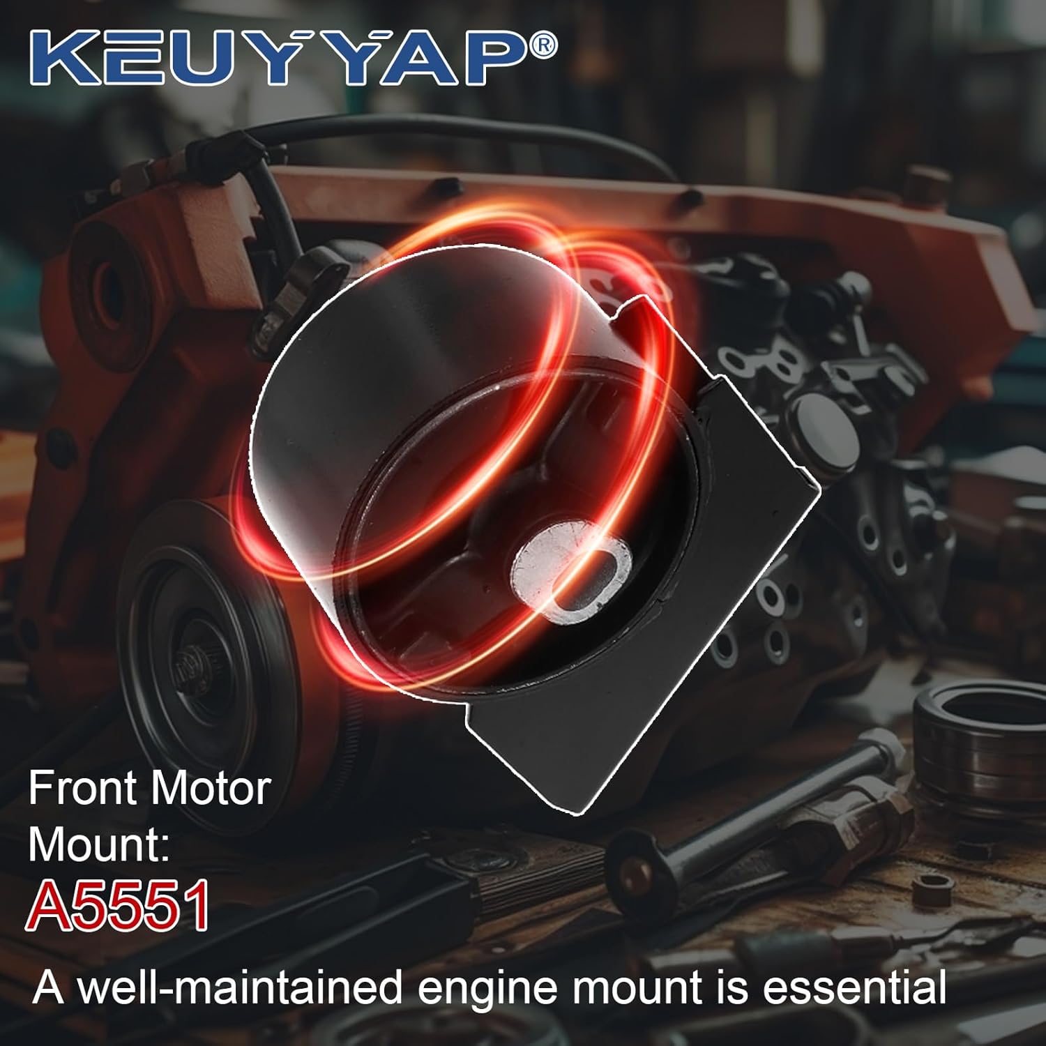 4Pcs Engine Motor Mount Compatible with Dodge Journey 2011-2019 & for Dodge Avenger 2011-2014 & for Chrysler 200 2011-2014 Transmission Mount Set, Replace A5543 A5442 A5632 A5551