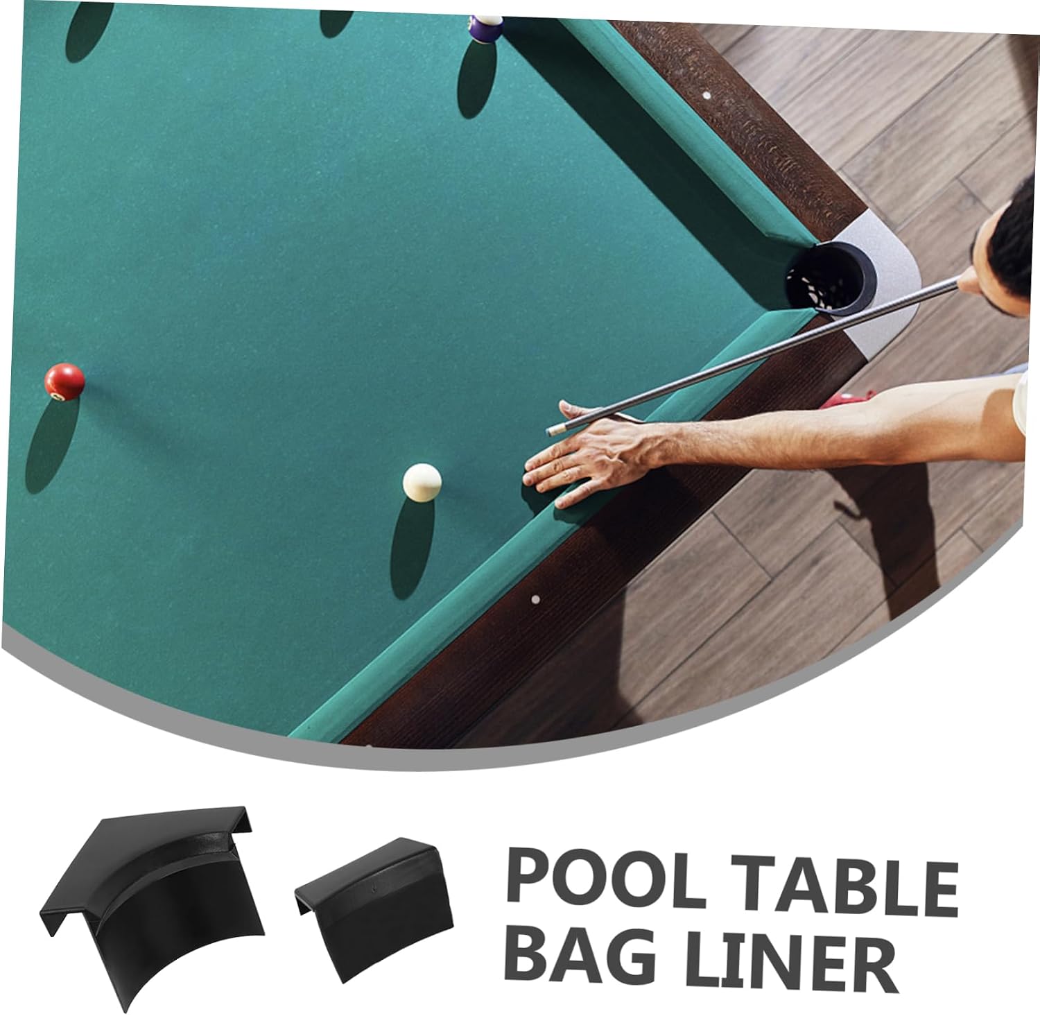 Billiard Accessories Pad Party Pool Table Pocket Corners Pool Table Sides Liners Felt Pool Pocket Liners