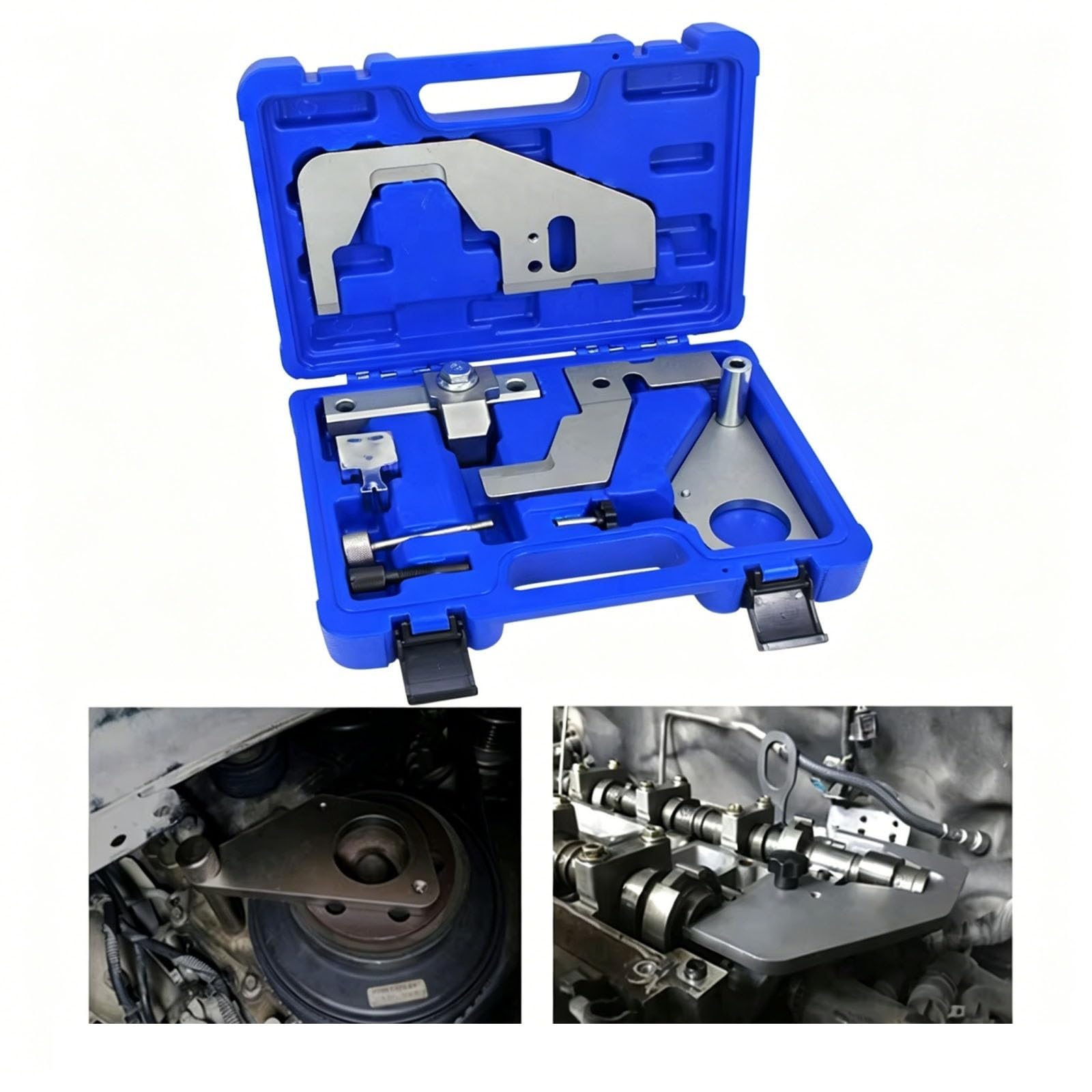 Compatible con Land para Rover para Evoque Auto Motor Árbol Levas Sincronización Herramienta Bloqueo Conjunto Herramientas Reparación Kit Herramientas sincronización