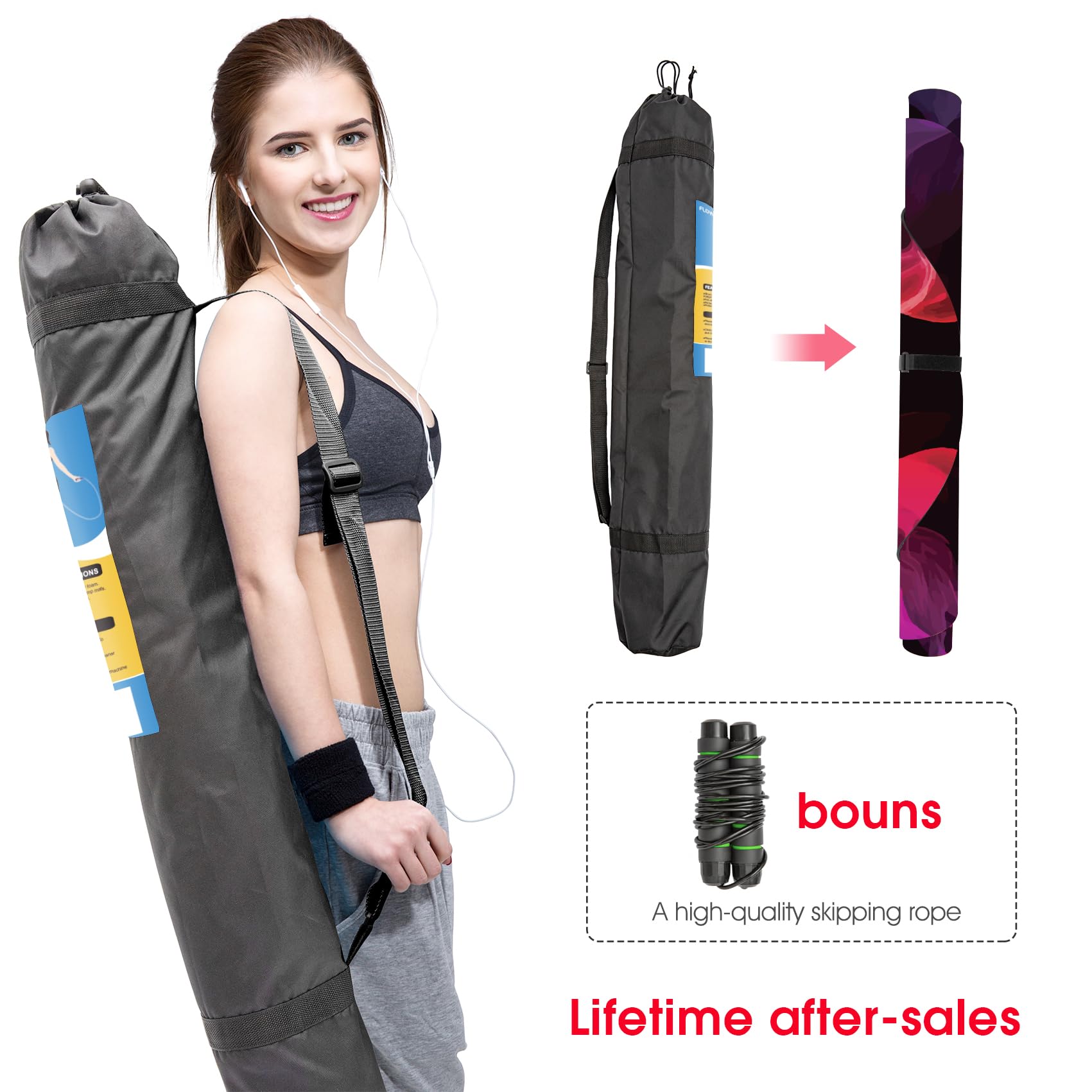 Cheete Springseilmatte, groß, Gummi, für drinnen und draußen, stoßdämpfende Matte, rutschfestes, ovales Design für Boden- und Seilschutz, Workout-Matten für Zuhause, Fitnessstudio, Bodenbelag
