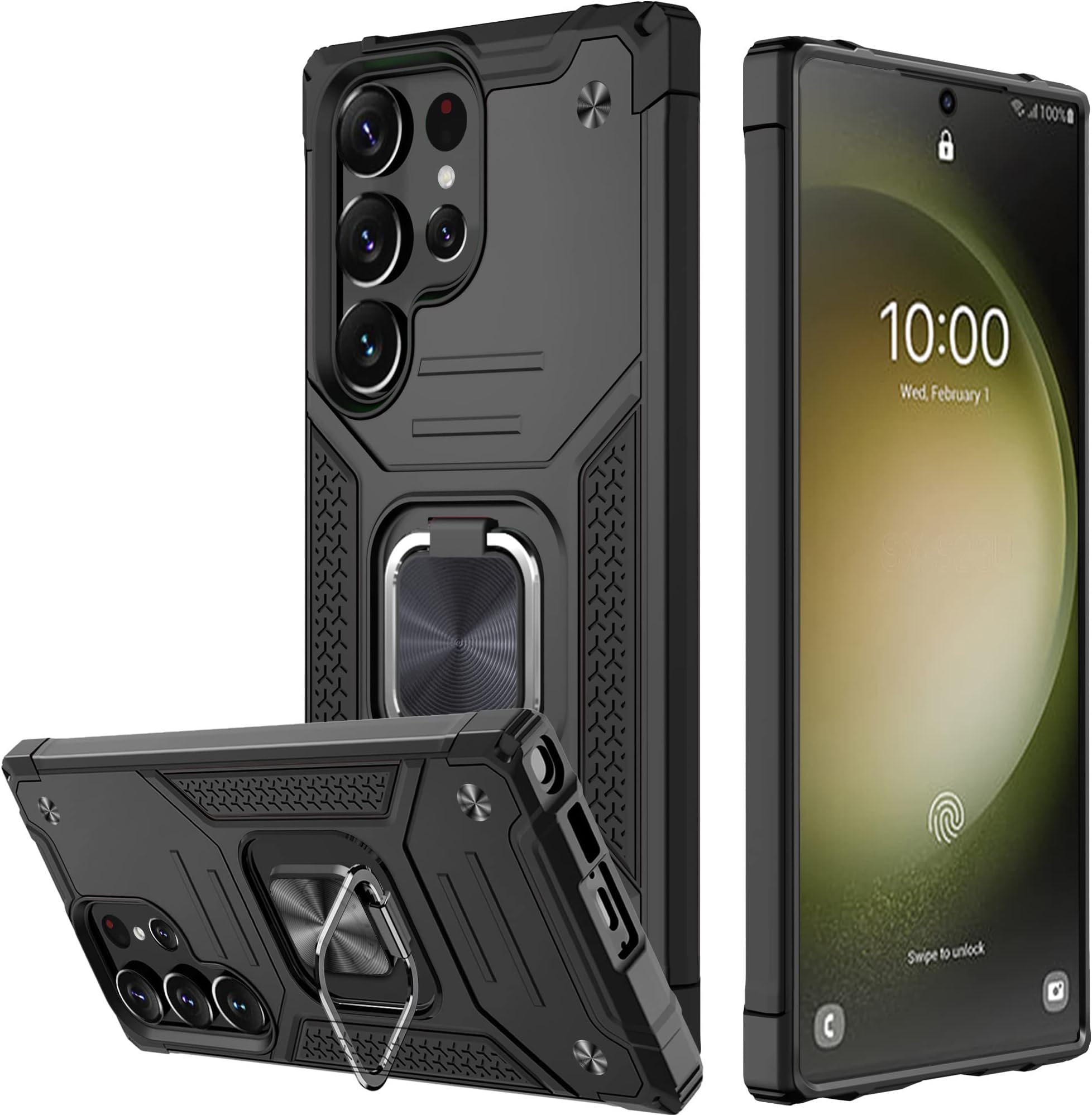 Fewdew for S23 Ultra Case, Galaxy S23 Ultra Case with Slide Camera