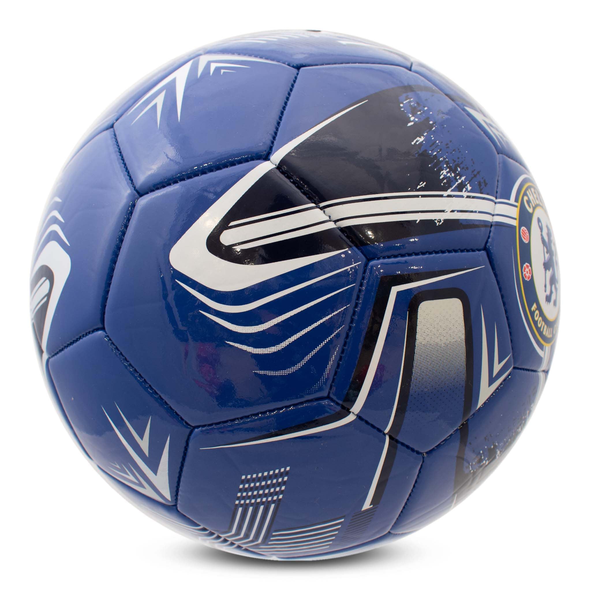 Hy-Pro Ballon de Football sous Licence Officielle Chelsea F.C. Taille 5, Motif Tracer, Marchandises Chelsea, The Blues, entraînement, Match à Collectionner, pour Enfants et Adultes