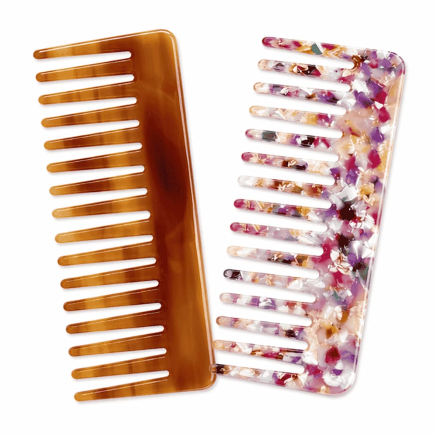 Detangling Comb Set for Thick Curly Hair | Anti-Static Combs