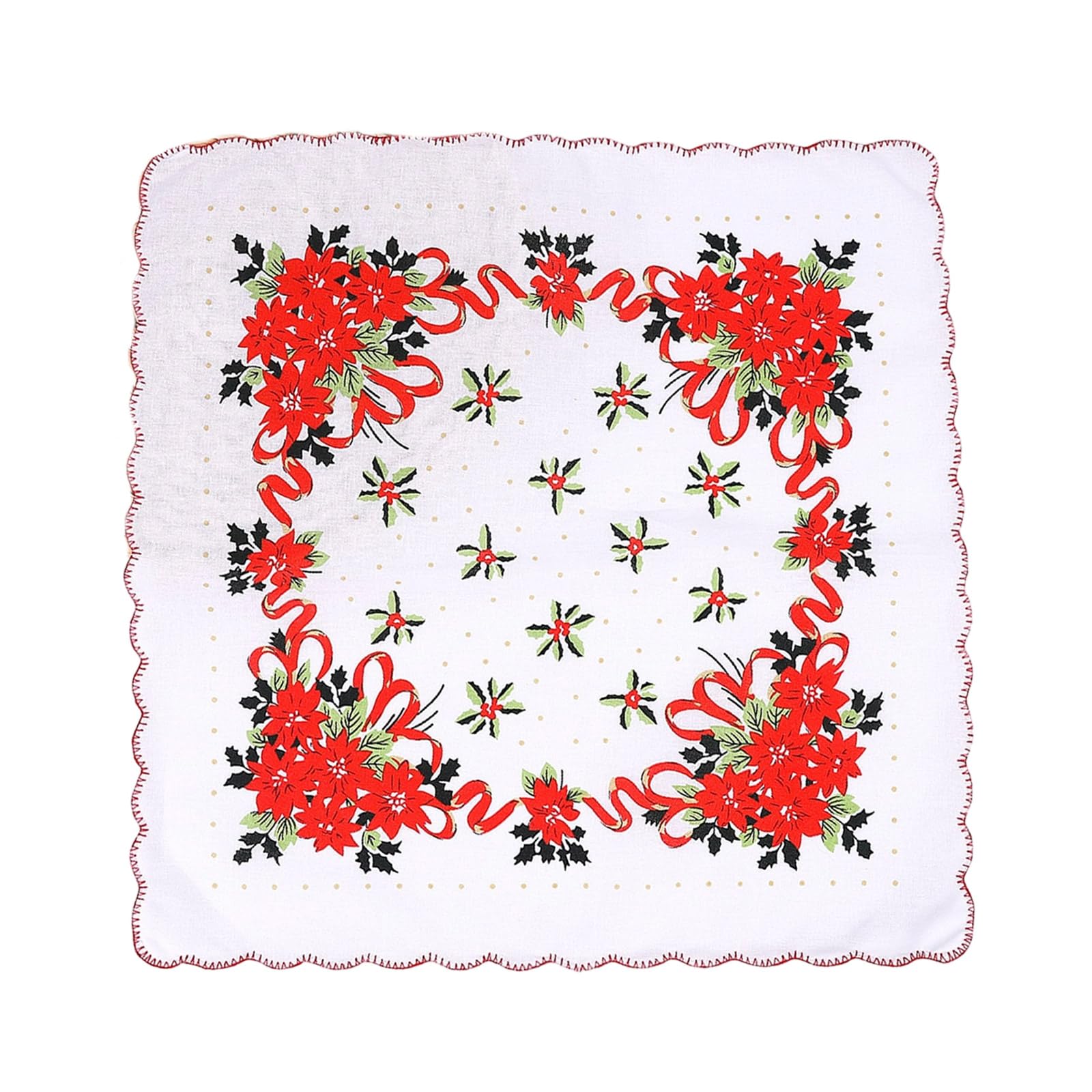 Fentency Soft Printed Cotton Handkerchief For Women and Girls Quick Drying Multipurpose Accessory Floral Handkerchiefs
