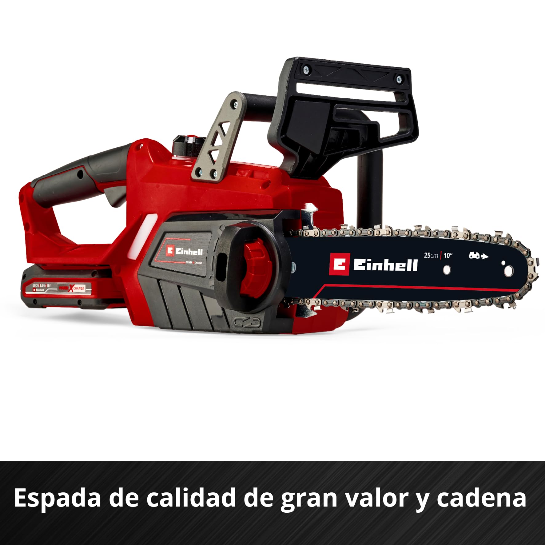 Einhell GE-LC 18/25 Li Motosierra a batería Power X-Change 18 V, 23 cm, 4.3 m/s, Oregon