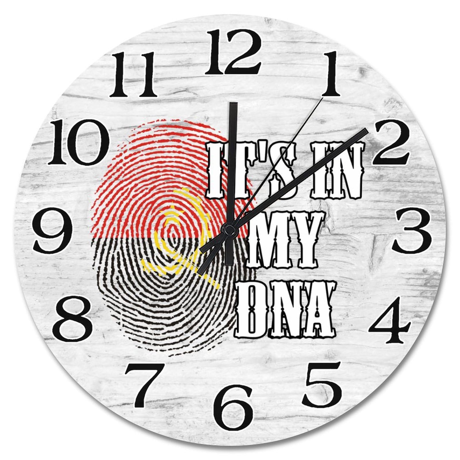 Horloge murale Angola It's in My DNA pour célébrer fièrement vos racines