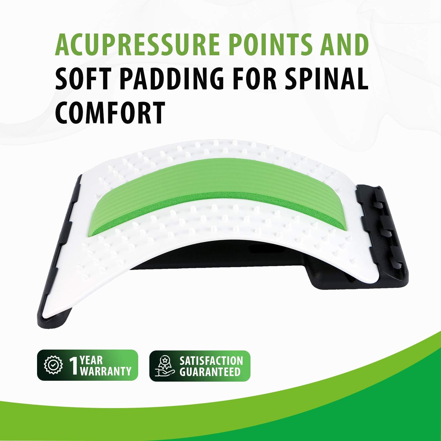 Back Stretcher for Lower Back Pain by Ultimate Arch - Spinal Traction Device for Back Pain Relief, Massage, Spinal Decompression, Poor Posture, and Realignment