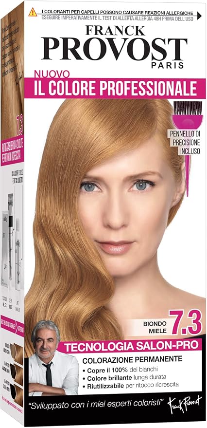 Colorant Cheveux Franck Provost Blonde Clair 8.0 - Lot De 3 Tubes - Professionnel - Neuf