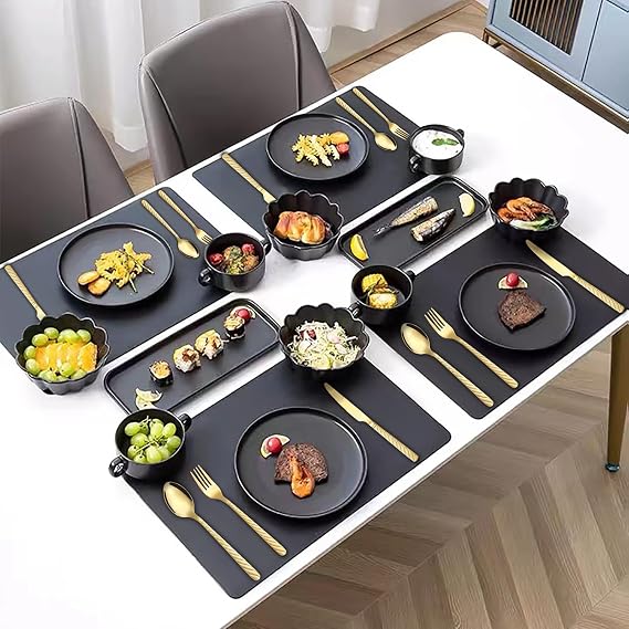Gold Silverware Set of 20 Stainless Steel Flatware Set for 4 Includes Forks Spoons Knives Cutlery Set for Home Restaurant Hotel