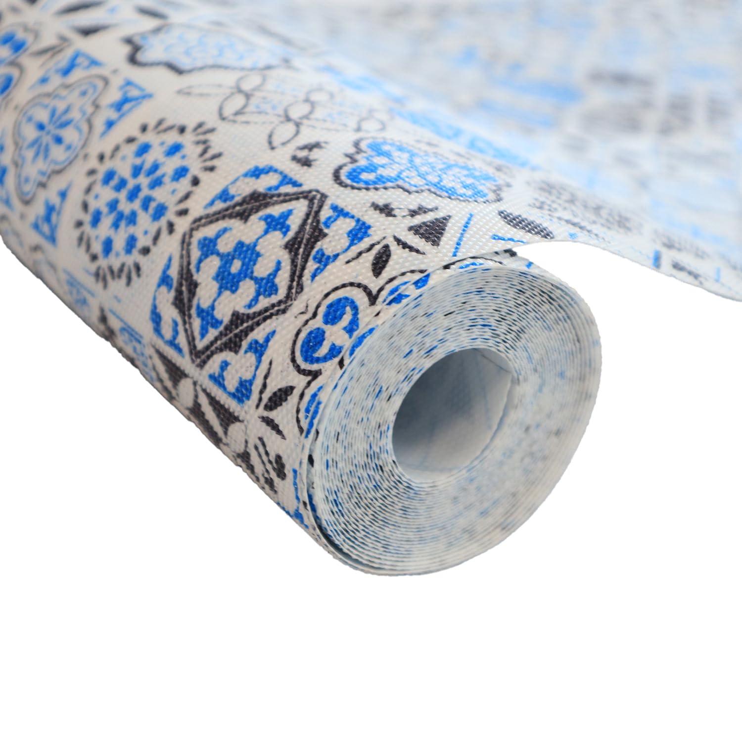 Bulfyss Designer Multipurpose Super Strong EVA Anti-Slip, Bathroom Kitchen Cabinet Drawer Shelf Mat Liner Sheet Rolls, Adjustable Size Mat, (45 cm Width * 300 cm Length), Blue Floral (B0D5HF184R) Amazon Price History, Amazon Price Tracker