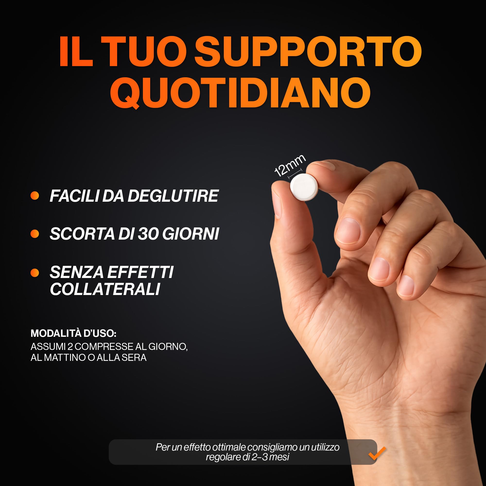 4 HIM TestoBalance Integratore Testosterone Uomo – ZMA, Ginseng & Fieno Greco – Zinco per Livelli di Testosterone – Magnesio, B6, L-Arginina & Selenio – 60 Compresse Vegane – Certificato GMP