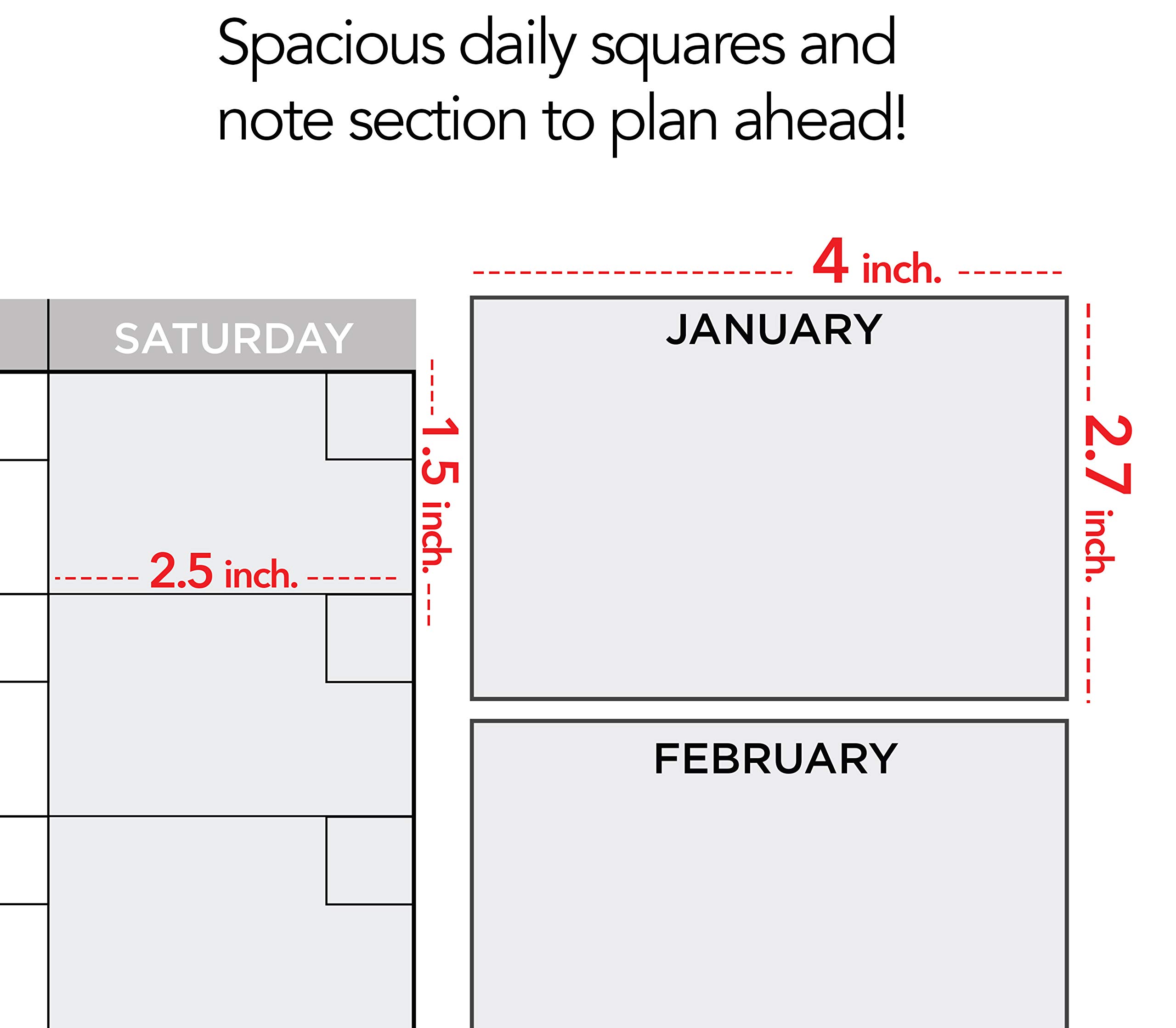 Large Dry Erase Wall Calendar 38" x 58" Undated Blank 2021 Reusable