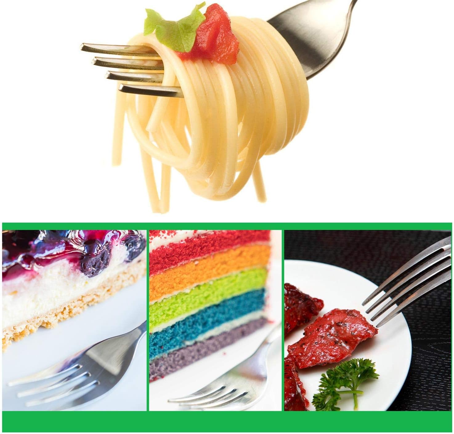 7.3 inch Stainless Steel Dinner Fork (12 pieces)