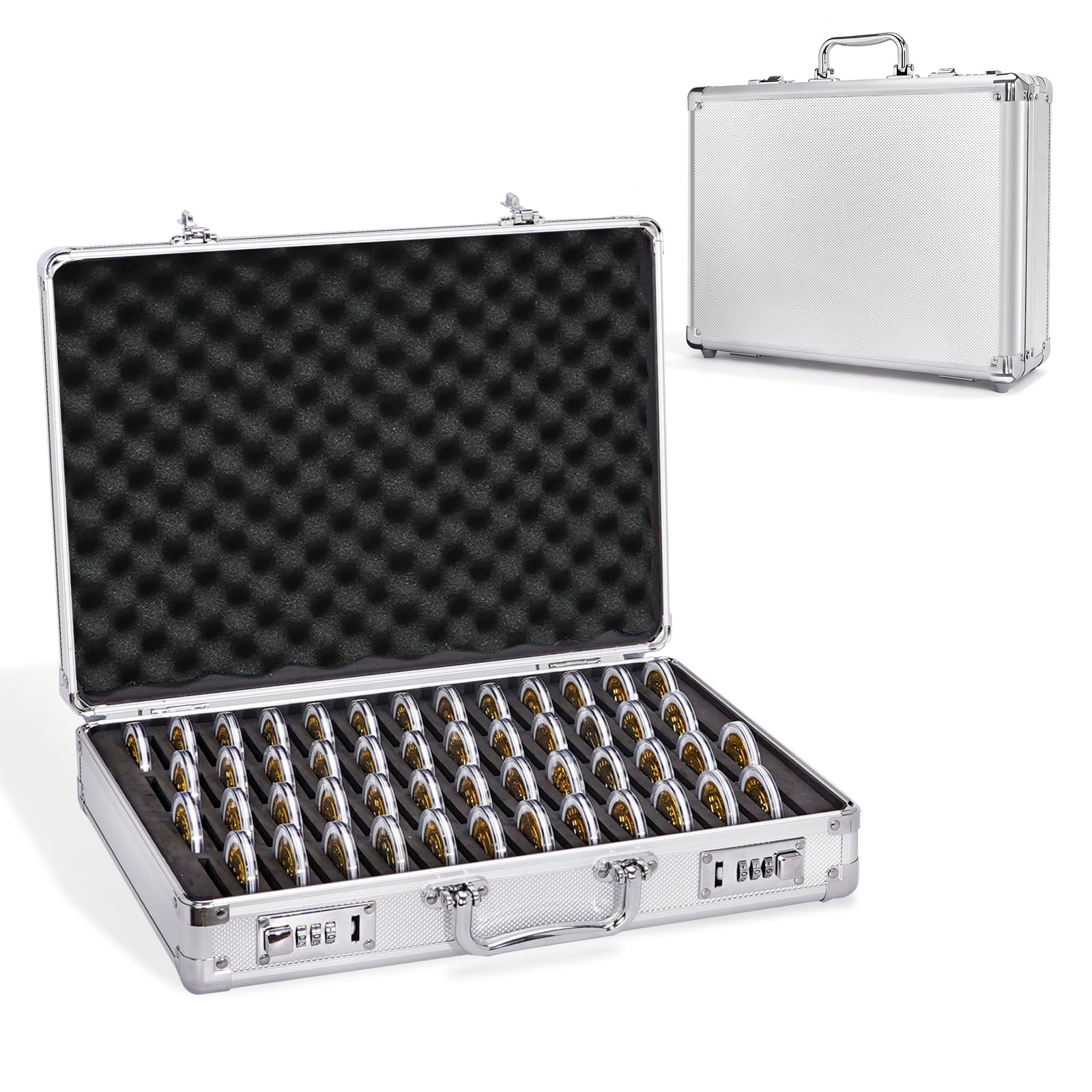 小物 NEIGHBORHOOD MESH COIN CASE Amazon.com : LOCKCURX Aluminum Coin Storage Box, 100 Coin Slots