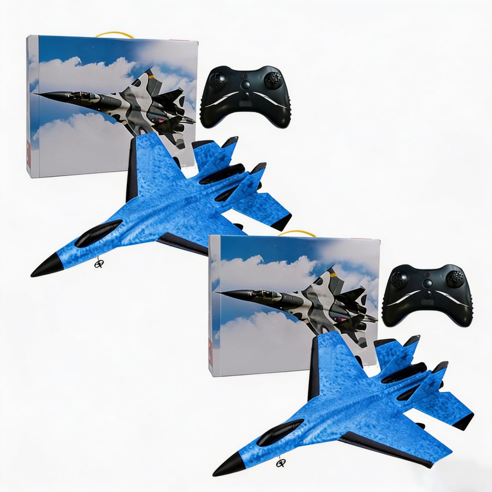 ibasenice Aereo Rc Elettrico per Ragazza Aliante ad Ala Fissa Bilaterale Realizzato in Materiale Epp Resistente Ricaricabile Tramite Cavo USB