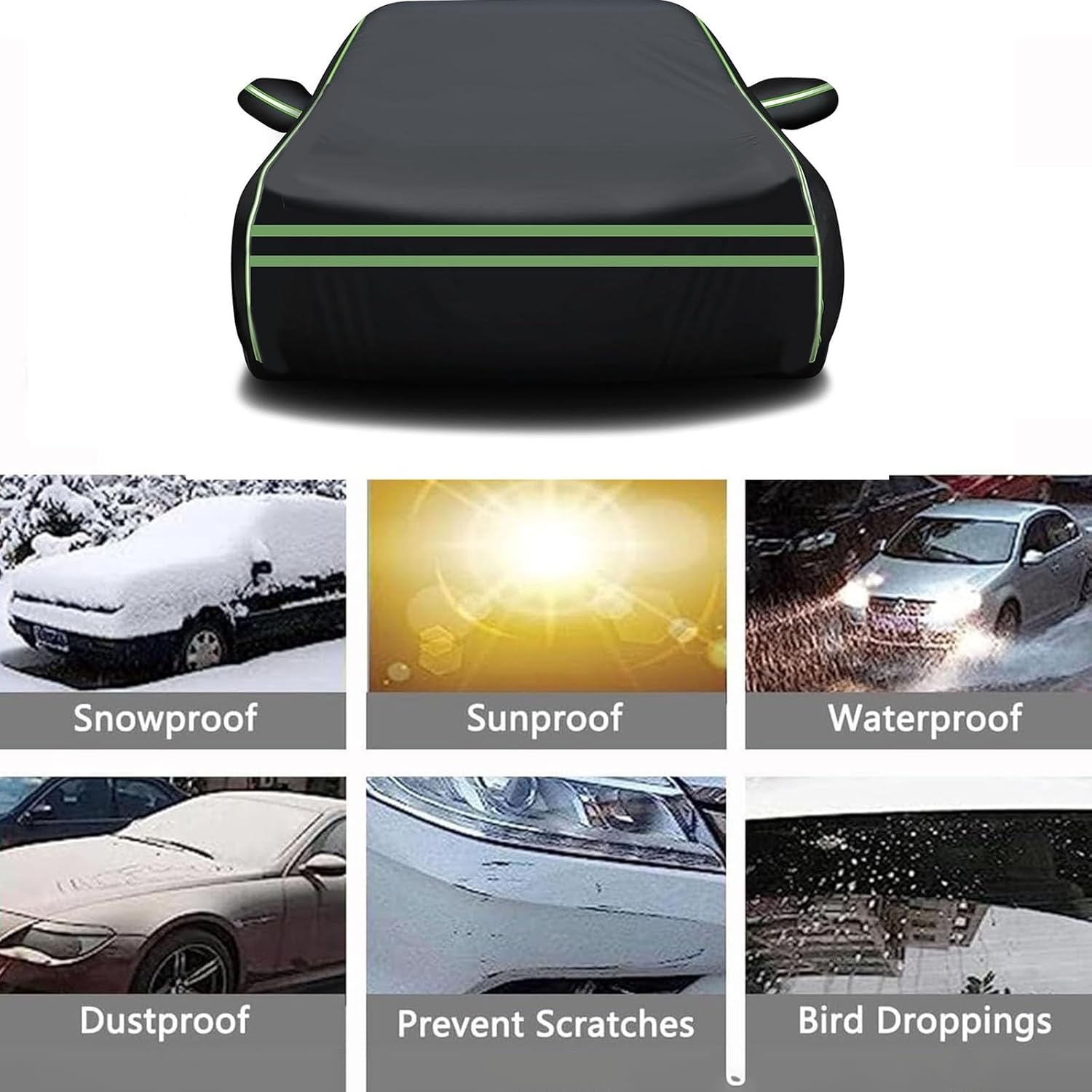Car Cover Compatible with Nissan Murano 2012–2025 Waterproof All Weather for Automobiles Outdoor Full Exterior Covers Weatherproof Custom Full Car Covers,for All Seasons Protection(12)