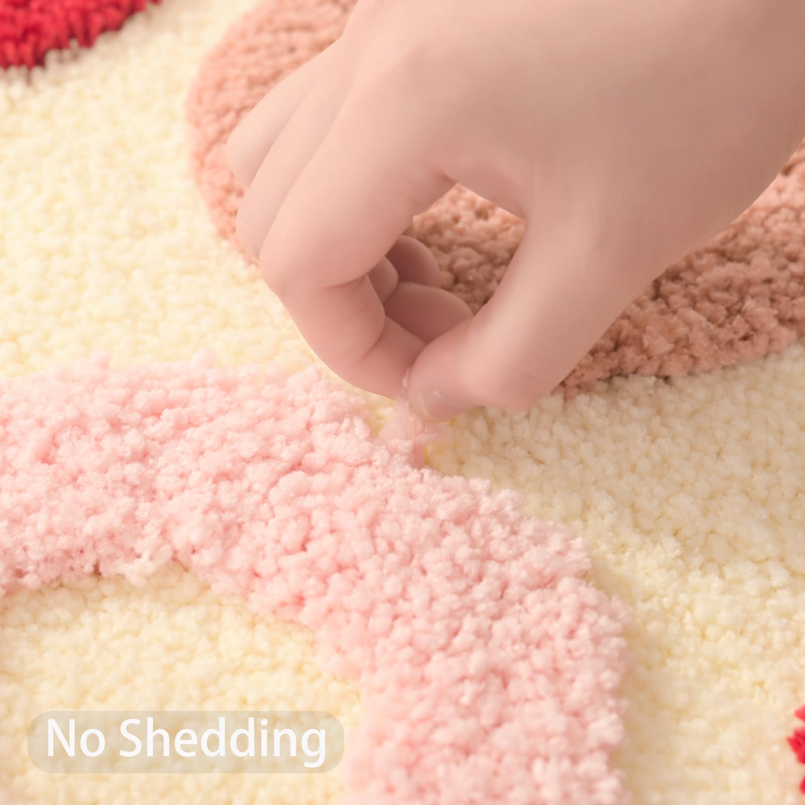 QJHOMO Beige Bath Mat Non Slip Bath Mats for Bathroom Cute Bathroom Accessories You Look Good Bath Rug Extra Thick Bathmat Cool Decor Rugs - Image 4