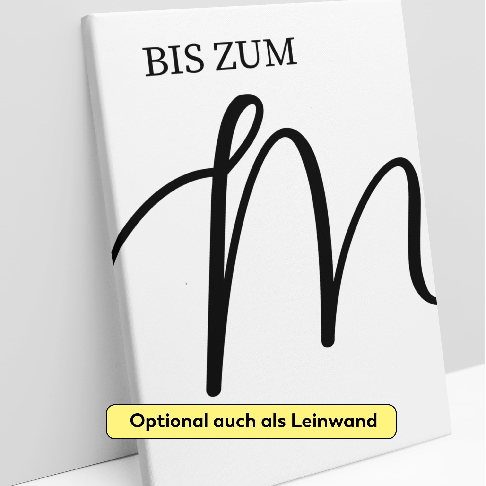 Deutsam 3er Poster Wandposter als Wohndeko für Wohnzimmer, Schlafzimmer, Flur oder Büro auch als Leinwand erhältlich (Bis um Mond, 50x70cm)