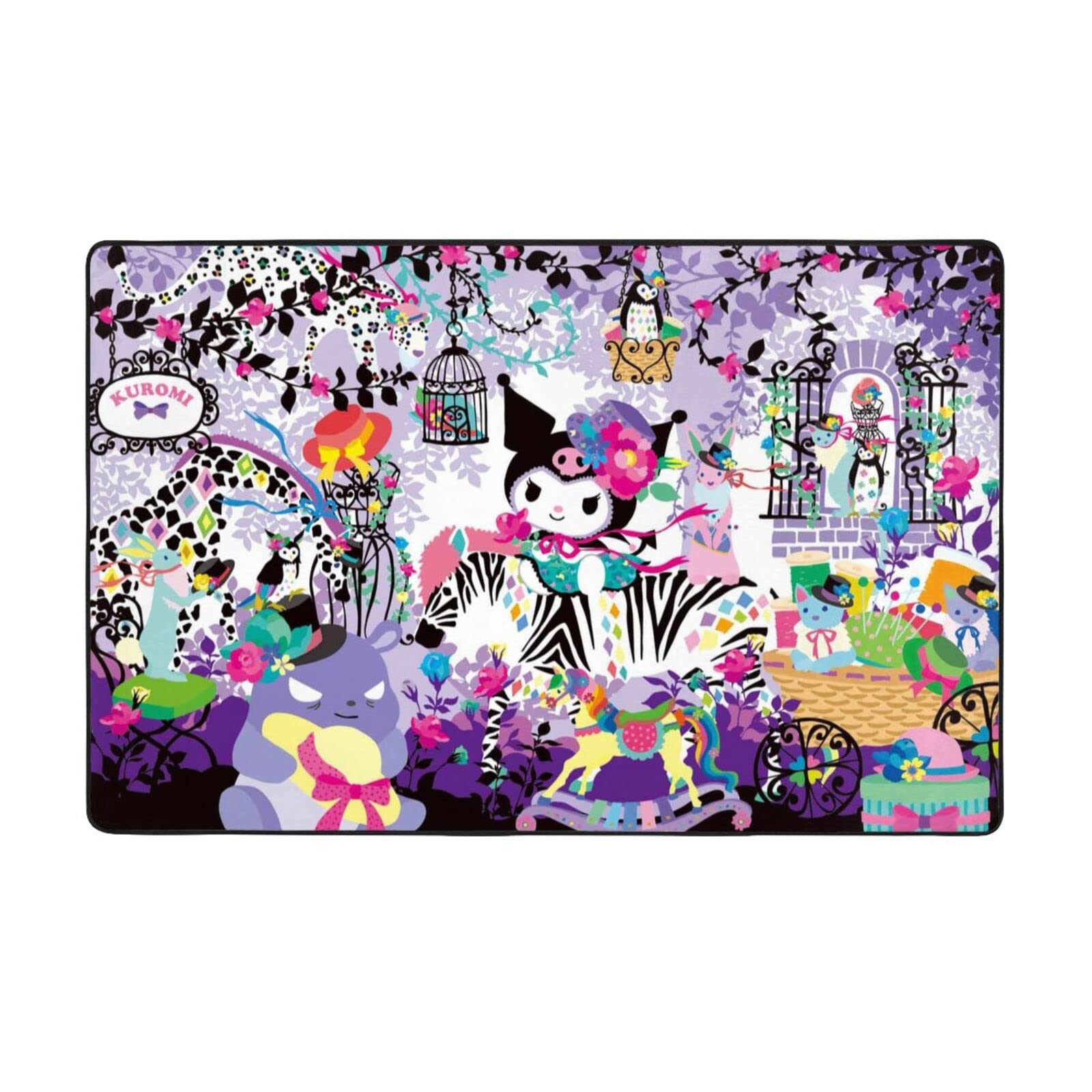 Amazon | クロミ ちゃん2 カーペット 長方形 ラグマット ラグ Amazon | クロミ ちゃん2 カーペット 長方形 ラグマット ラグ