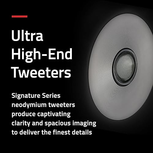 Miniatura 4 de Fluance Sistema de altavoces de canal 5.0 con sonido envolvente HiFi de alta fidelidad, incluye torres de pie de 3 vías, canal central y altavoces