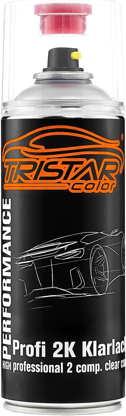 TRISTARcolor 2K spray can professional CLEAR COAT high-gloss HS 400 ml car paint spray can