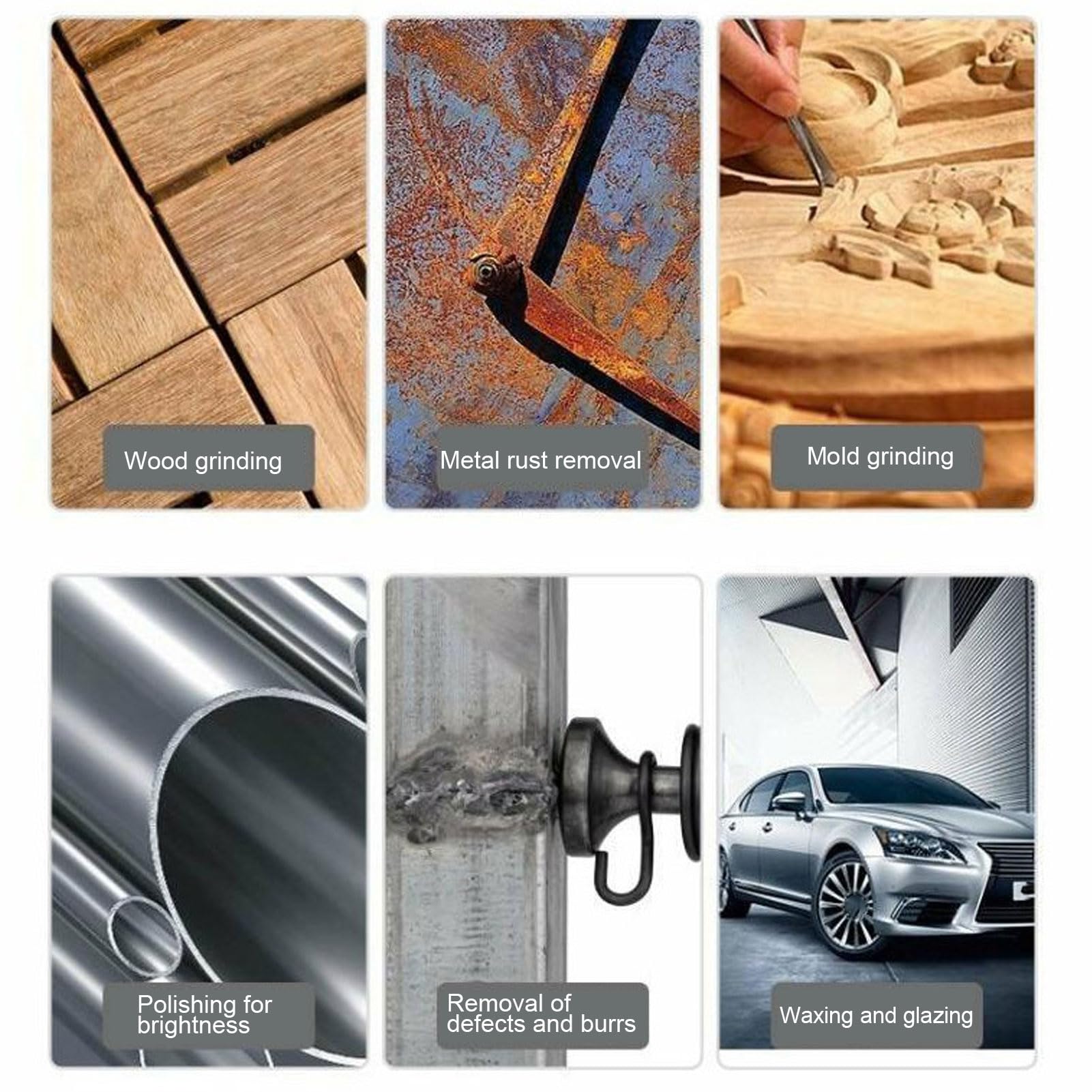 Mini Random Orbital Air Sander Kit High Speed Pneumatic Sander for Auto Body Work