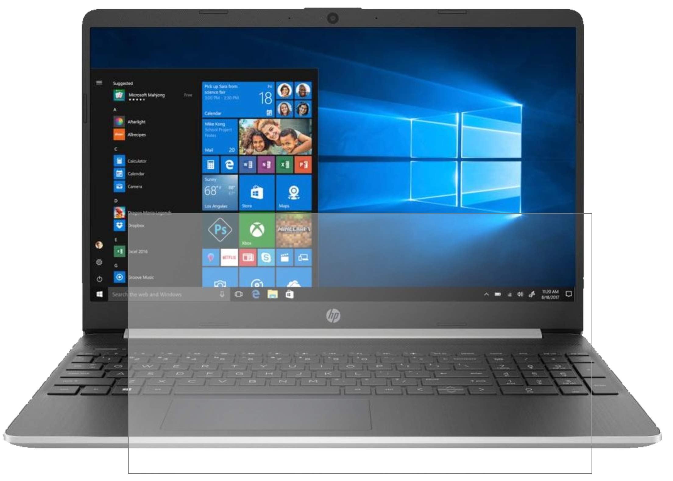 dipos 1x Pellicola Protettiva 9H opaca per HP Laptop 15s-eq0564ng | Antiriflesso, non si rompe e non si scheggia, non è vero vetro, Anti-Shock, antigraffio, senza bolle, autoadesiva