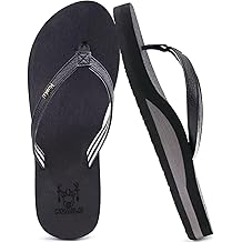 Womens Arch Support Flip Flops Comfortable Yoga Mat Slip on Summer Beach Walking Thong Cushion Sandals