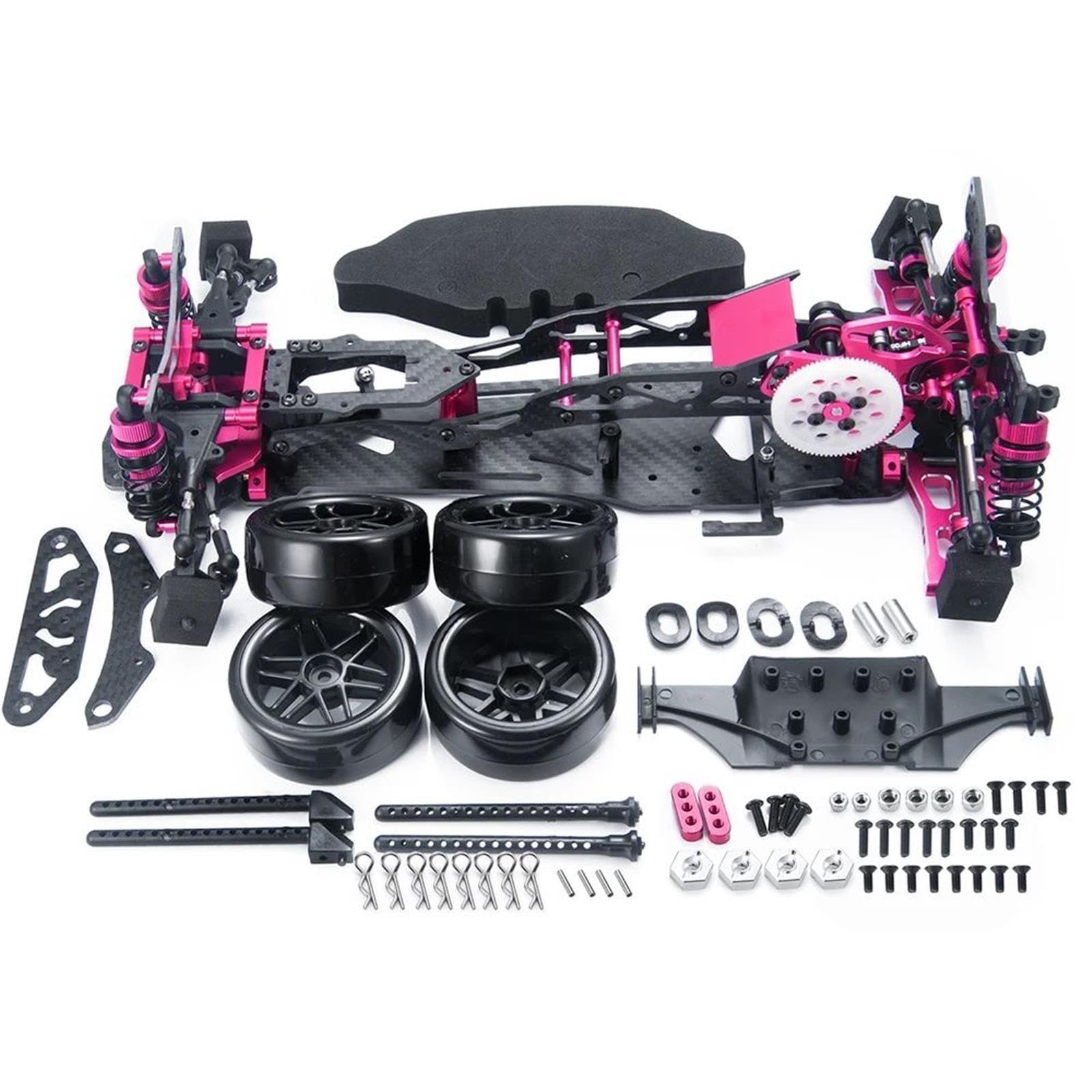 Kit Cadre Châssis Rc Empattement 205/257mm pour Sakura D5 Mr 1/10