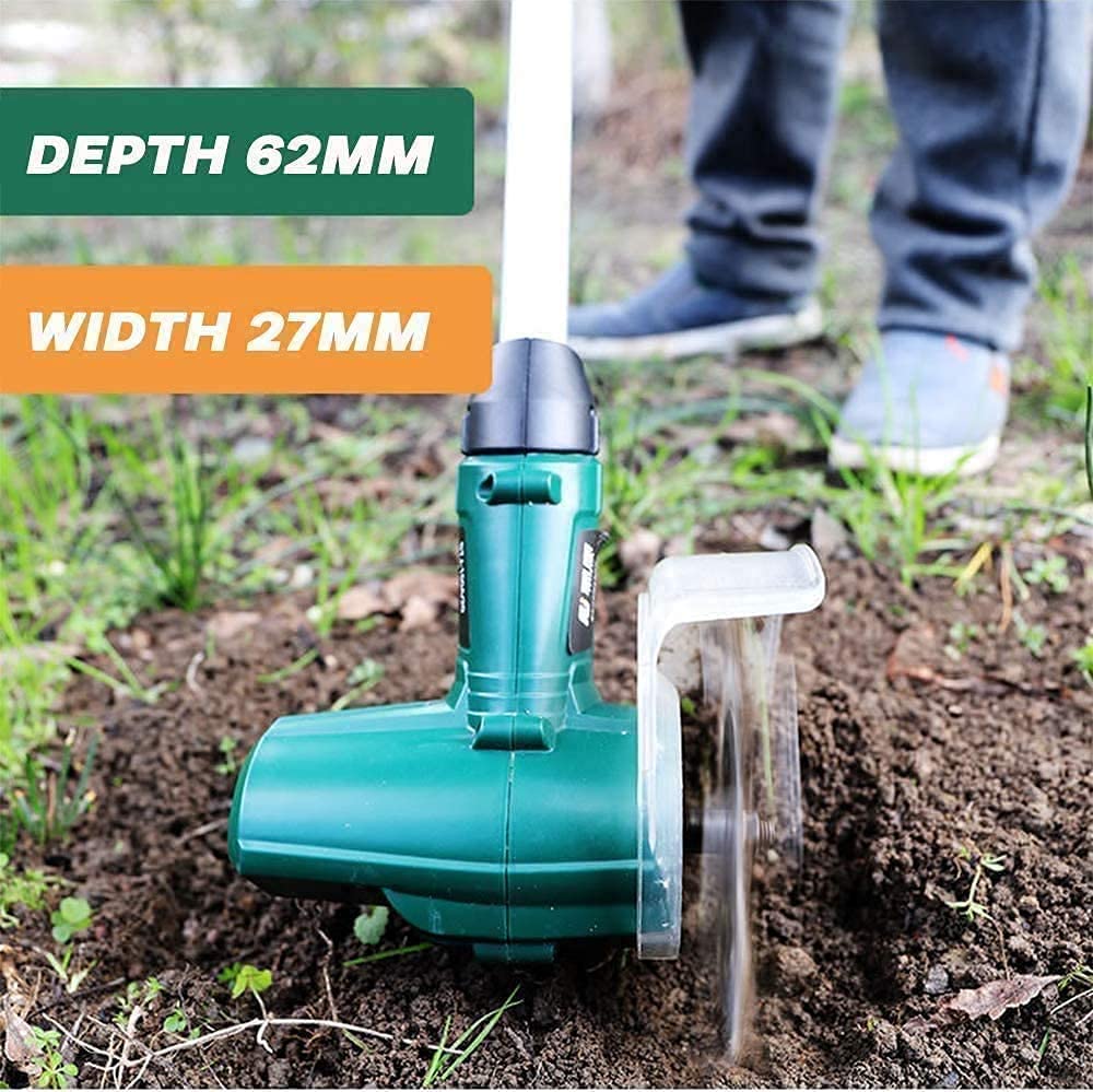 Motoculteur de Jardin, scarificateur électrique sans Fil 20 V, rotavateur portatif avec Batterie Rechargeable 1300 mAh, motoculteur électrique Portable pour Jardins, parcelles de l