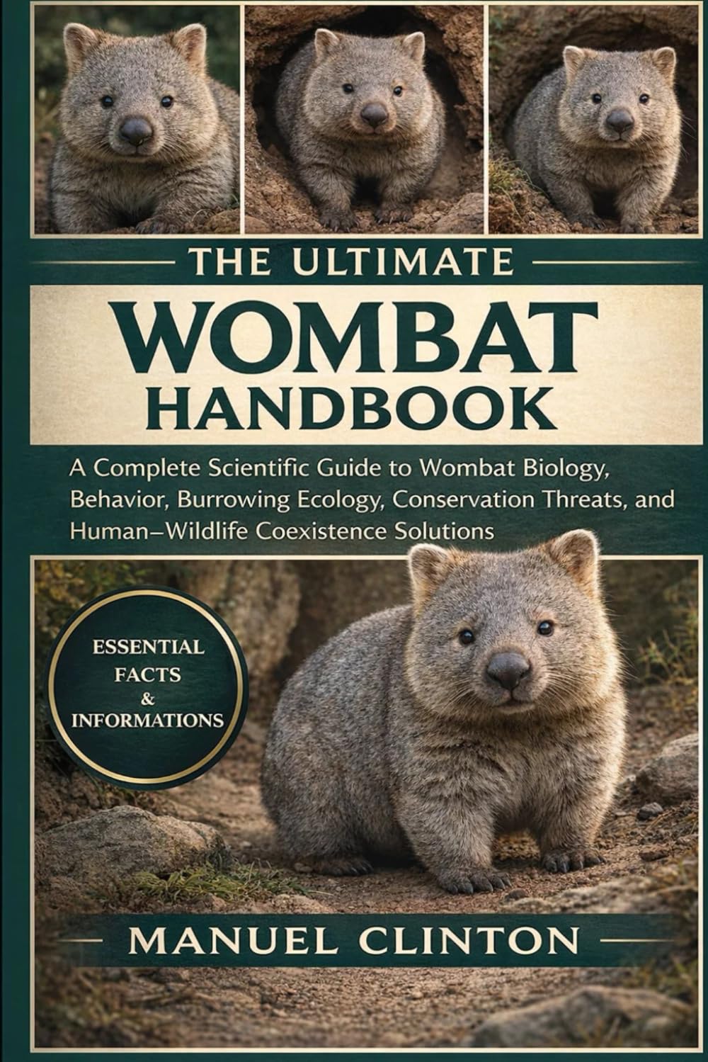 THE ULTIMATE WOMBAT HANDBOOK: A Complete Scientific Guide to Wombat Biology, Behavior, Burrowing Ecology, Conservation Threats, and Human–Wildlife Coexistence Solutions