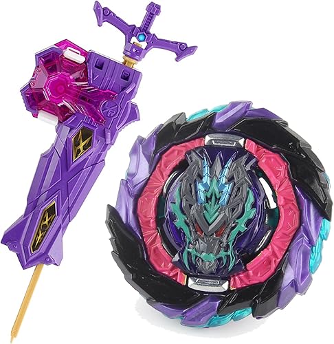 Bay Blades Battling Top Toy Set Metal Fusion Sword Launcher LR Gyro B-186 Random Booster Vol.26 Bey Burst Evolution lanzador izquierdo y derecho