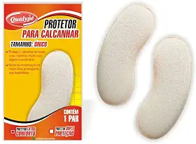 QUALYPÉ Protetor De Calcanhar Extra Conforto Bege Qualypé Bege Único
