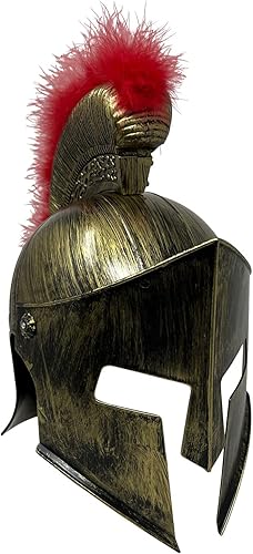 Cosmic Chameleon Medieval Armour King Leonidas Greek Spartan Roman Helmet, Men's Spartan Warrior Headwear Costume