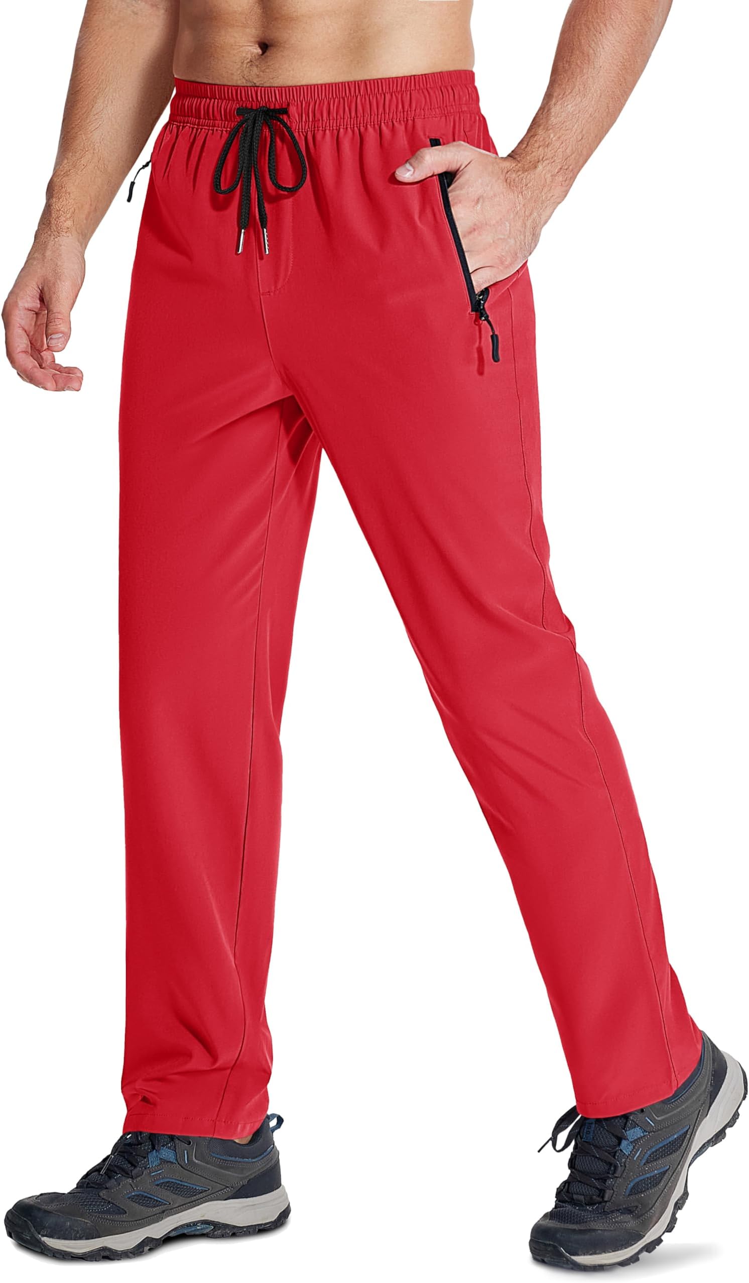 adidas red sweatpants men