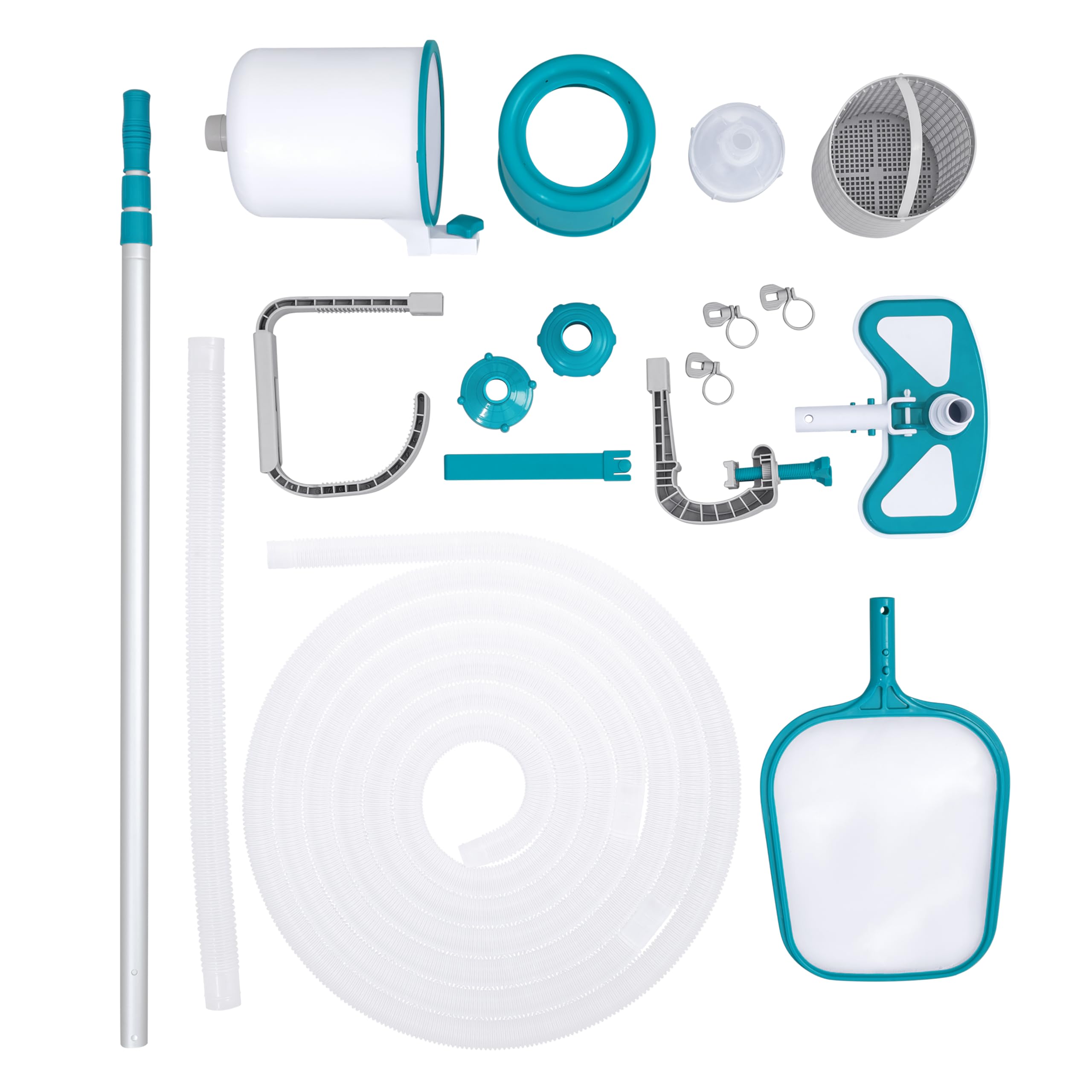 Bestway Poolpflege-Set AquaClean Deluxe für Poolgrößen bis 612 cm (ausgenommen Stahlwandpools)