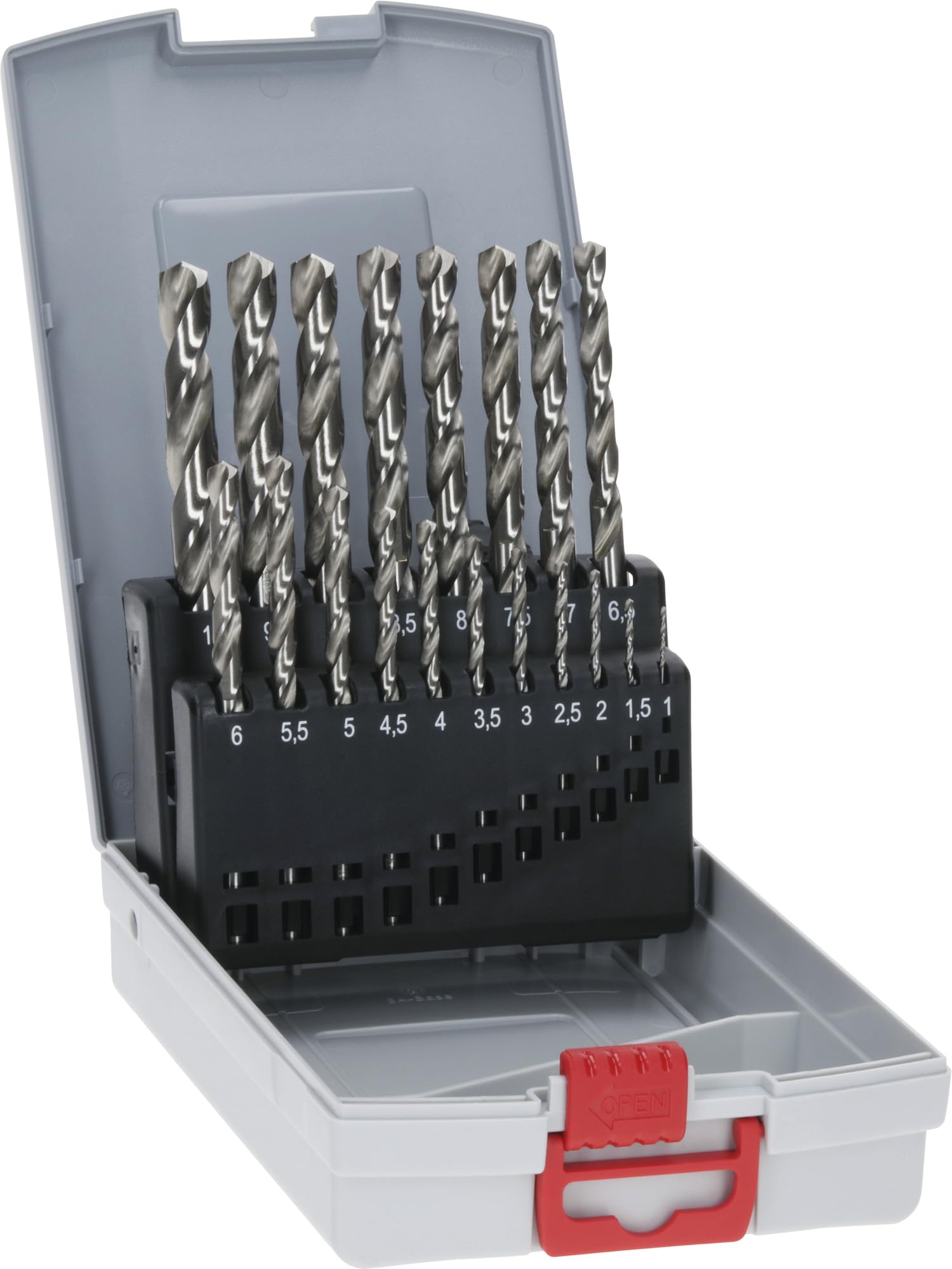 Bohrset ProBox HSS-G, 1-10 mm, 135 °, 19-tlg.