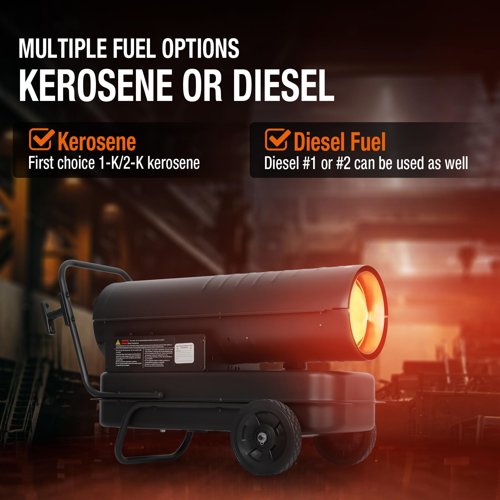 Heat Exchanger Torpedo Heater Forced Air Waste Oil Burner BENTISM